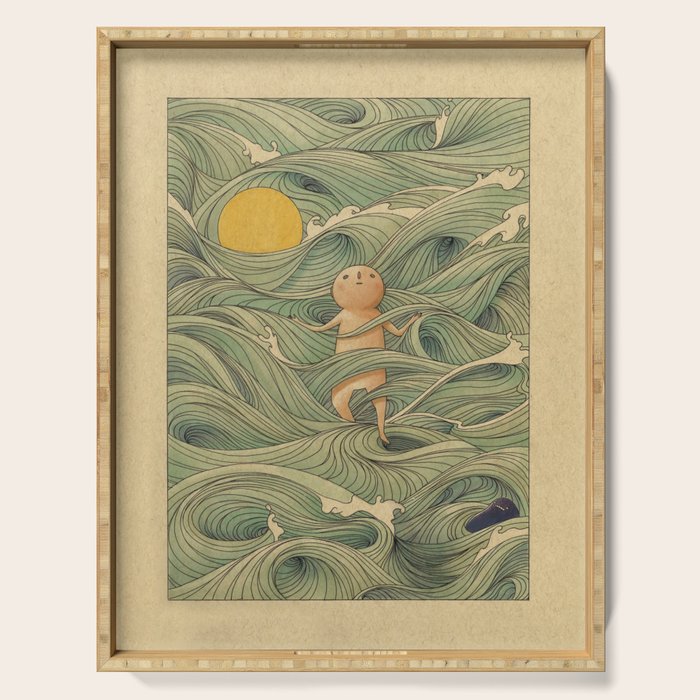 Washed Serving Tray Gallery Image 1