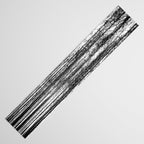 trees in forest landscape - black and white nature photography Table Runner Gallery Image 3