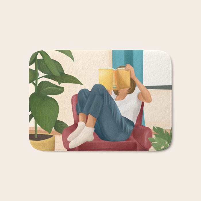 On the pages of a book Bath Mat Gallery Image 1