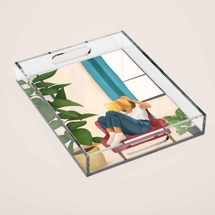 On the pages of a book Acrylic Tray Gallery Image 1
