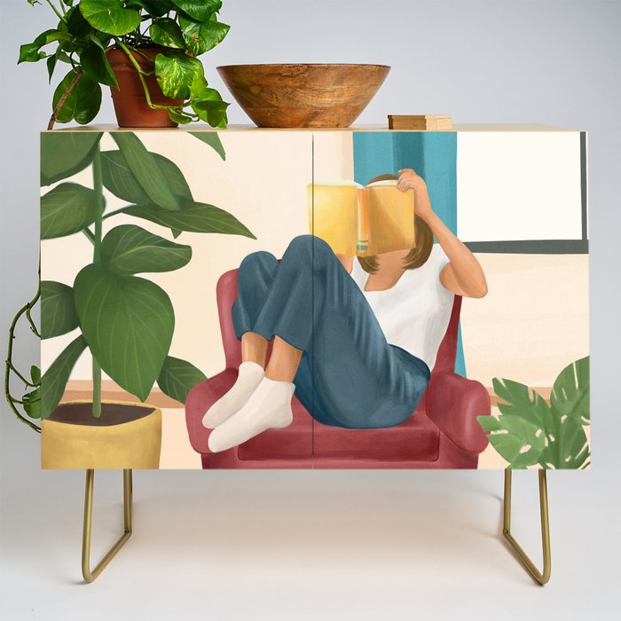 On the pages of a book Credenza Gallery Image 1