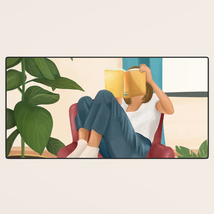 On the pages of a book Desk Mat Gallery Image 3