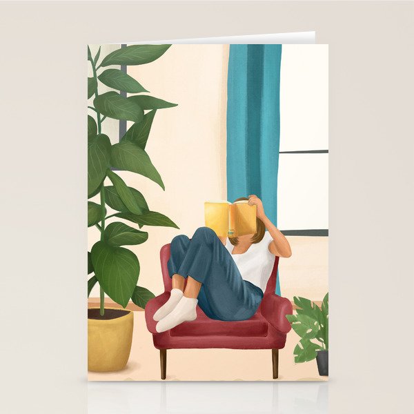 On the pages of a book Stationery Card Gallery Image 1