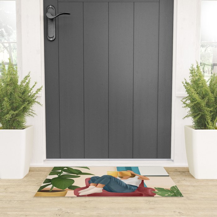 On the pages of a book Welcome Mat Gallery Image 3