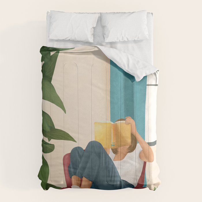On the pages of a book Comforter Gallery Image 1