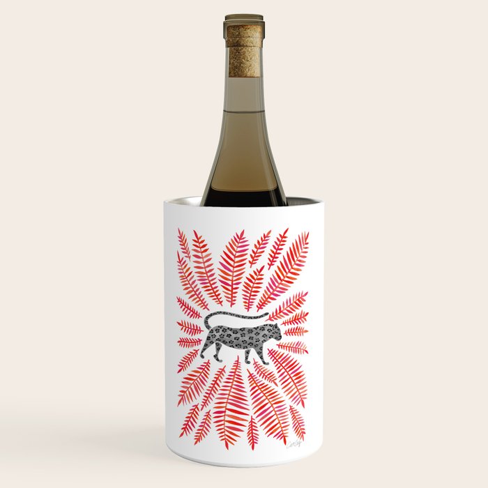 Black Jaguar - Red Leaf Palette Wine Chiller Gallery Image 1