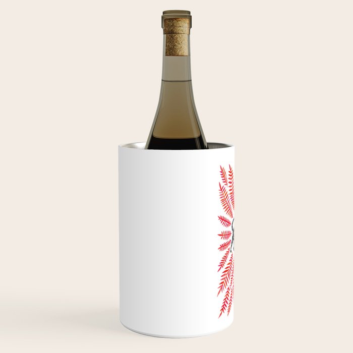 Black Jaguar - Red Leaf Palette Wine Chiller Gallery Image 2