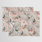 Cottagecore Summer Watercolor Floral Prints Placemat Gallery Image 1