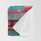 Traditional Berber Bohemian Moroccan Handmade Fabric Style Fall Autumn Color Inspiration Throw Blanket Gallery Image 3