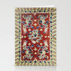 Antique Chinese Dragon Rug Print Stationery Card Gallery Image 2