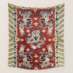 Antique Chinese Dragon Rug Print Wall Tapestry Gallery Image 4