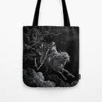Death on the Pale Horse- Gustave Dore Tote Bag Gallery Image 1