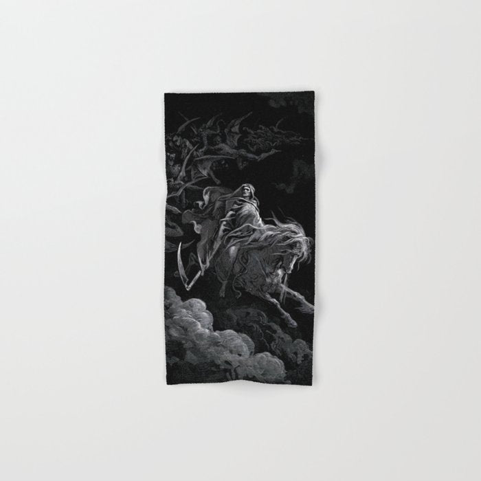 Death on the Pale Horse- Gustave Dore Bath Towel Gallery Image 1