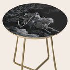 Death on the Pale Horse- Gustave Dore Side Table Gallery Image 2