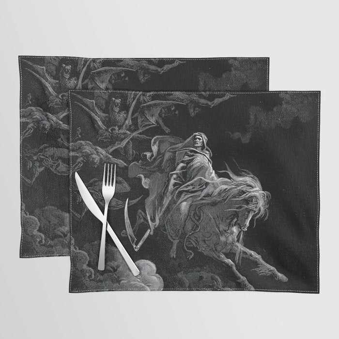 Death on the Pale Horse- Gustave Dore Placemat Gallery Image 1