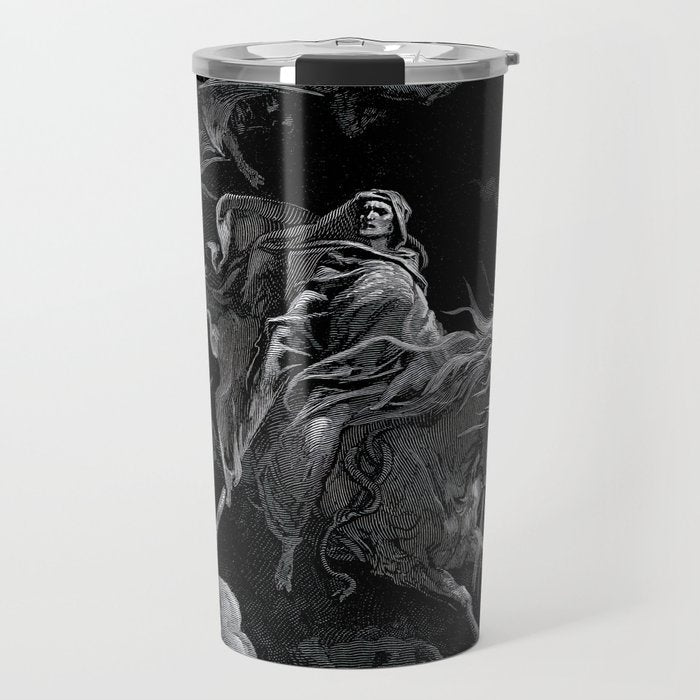 Death on the Pale Horse- Gustave Dore Travel Mug Gallery Image 1