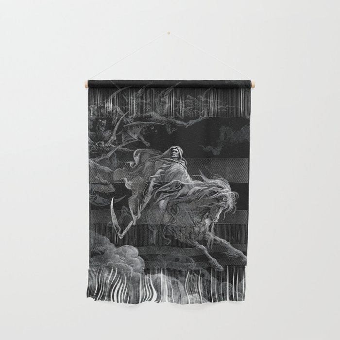Death on the Pale Horse- Gustave Dore Wall Hanging Gallery Image 1