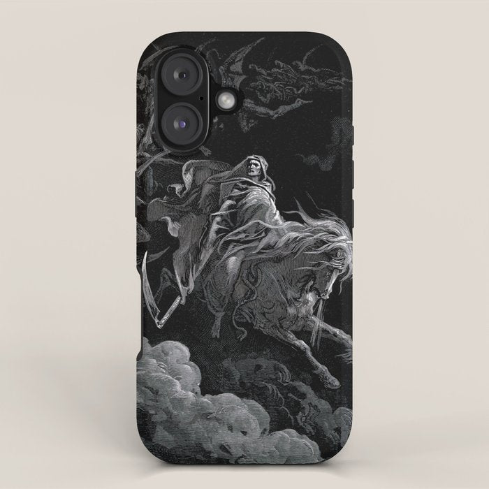 Death on the Pale Horse- Gustave Dore iPhone Case Gallery Image 1