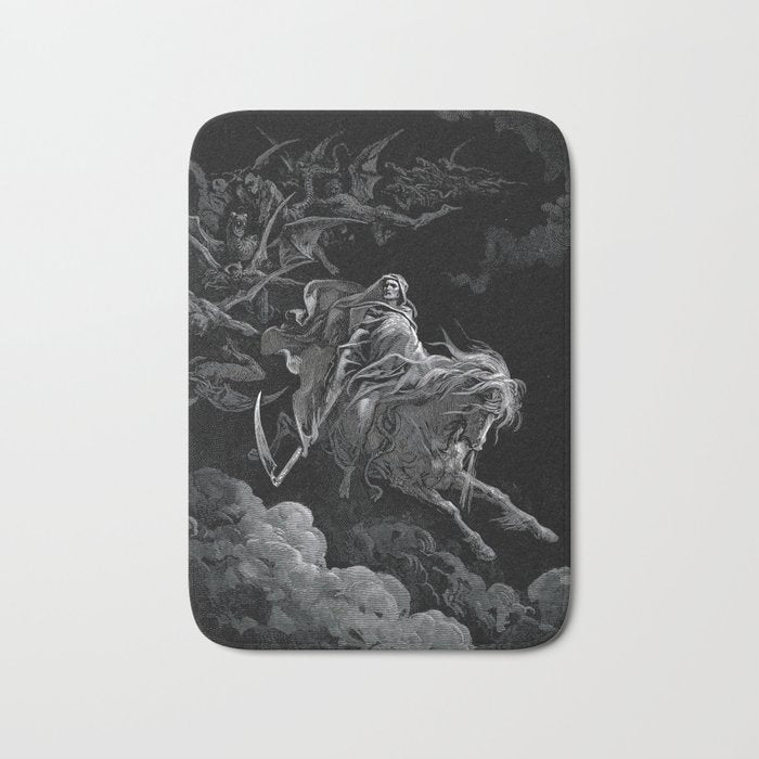 Death on the Pale Horse- Gustave Dore Bath Mat Gallery Image 1