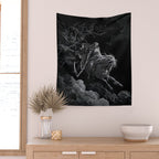 Death on the Pale Horse- Gustave Dore Wall Tapestry Gallery Image 2