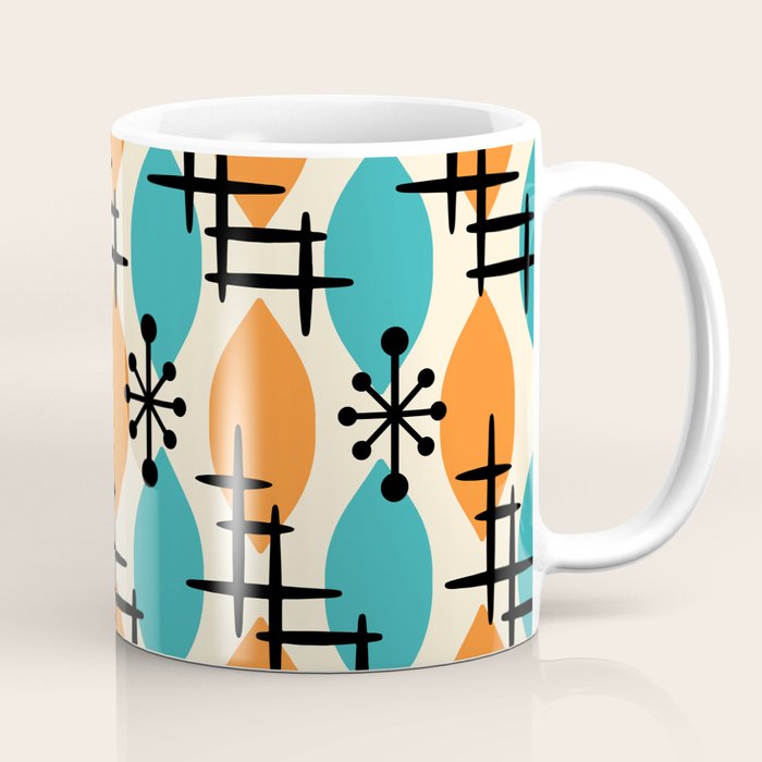 Mid Century Modern Atomic Drops 224 Coffee Mug Gallery Image 1