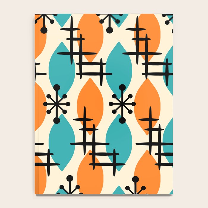 Mid Century Modern Atomic Drops 224 Notebook Gallery Image 4