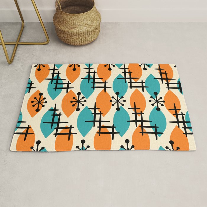 Mid Century Modern Atomic Drops 224 Rug Gallery Image 1
