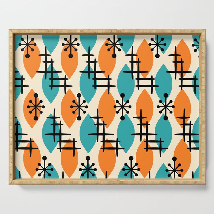 Mid Century Modern Atomic Drops 224 Serving Tray Gallery Image 1