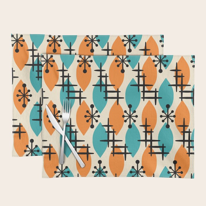 Mid Century Modern Atomic Drops 224 Placemat Gallery Image 1