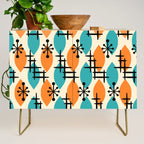 Mid Century Modern Atomic Drops 224 Credenza Gallery Image 1