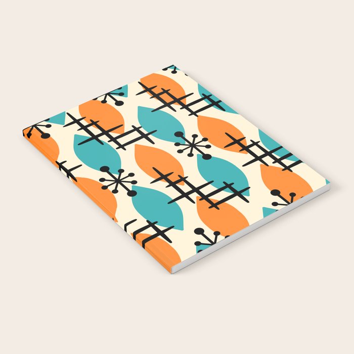 Mid Century Modern Atomic Drops 224 Notebook Gallery Image 2