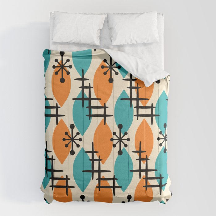 Mid Century Modern Atomic Drops 224 Comforter Gallery Image 6