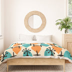 Mid Century Modern Atomic Drops 224 Duvet Cover Gallery Image 3