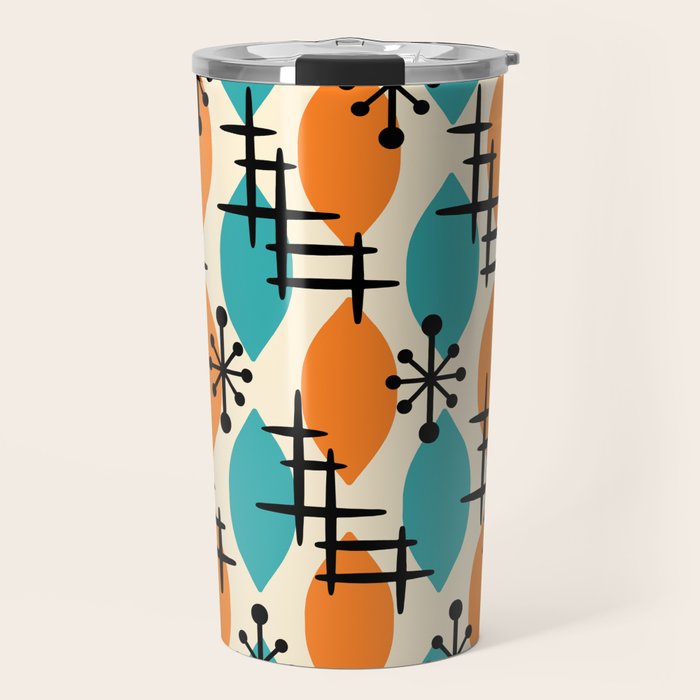 Mid Century Modern Atomic Drops 224 Travel Mug Gallery Image 1