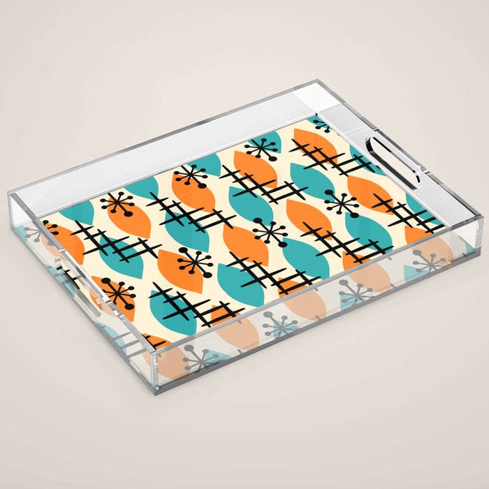 Mid Century Modern Atomic Drops 224 Acrylic Tray Gallery Image 1
