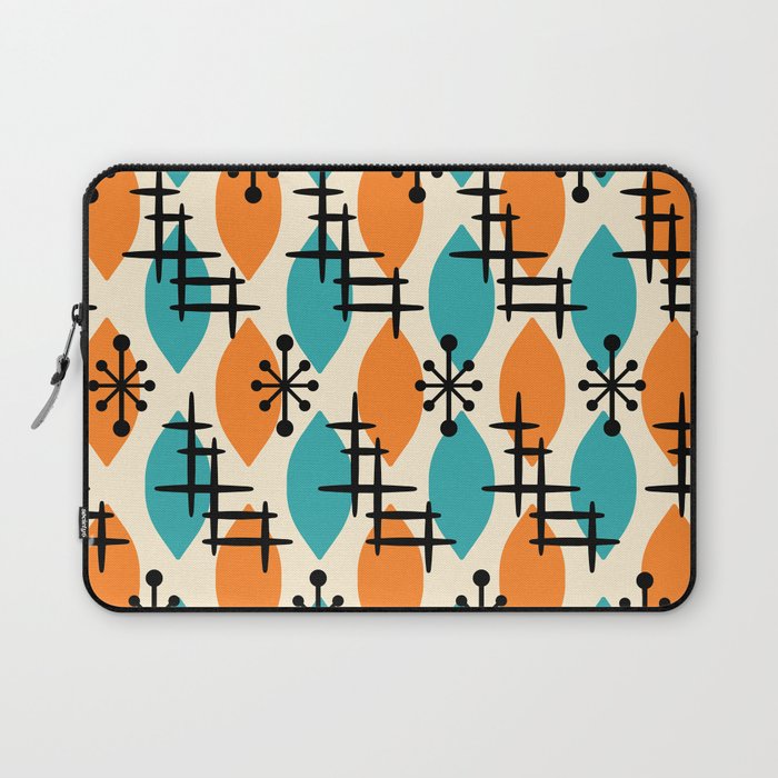 Mid Century Modern Atomic Drops 224 Laptop Sleeve Gallery Image 1