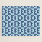 Holiday Contrast: Blue Bethlehem Star Delight Jigsaw Puzzle Gallery Image 1