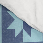 Holiday Contrast: Blue Bethlehem Star Delight Comforter Gallery Image 4