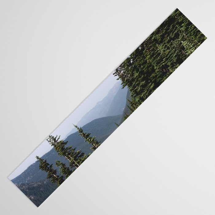 Mount Rainier Summer Adventure VII - Pacific Northwest Mountain Landscape Table Runner Gallery Image 3
