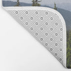 Mount Rainier Summer Adventure VII - Pacific Northwest Mountain Landscape Bath Mat Gallery Image 2