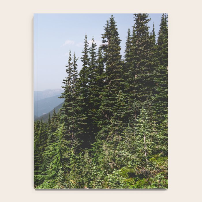 Mount Rainier Summer Adventure VII - Pacific Northwest Mountain Landscape Notebook Gallery Image 4