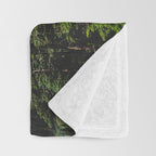 Mount Rainier Summer Adventure VII - Pacific Northwest Mountain Landscape Throw Blanket Gallery Image 3