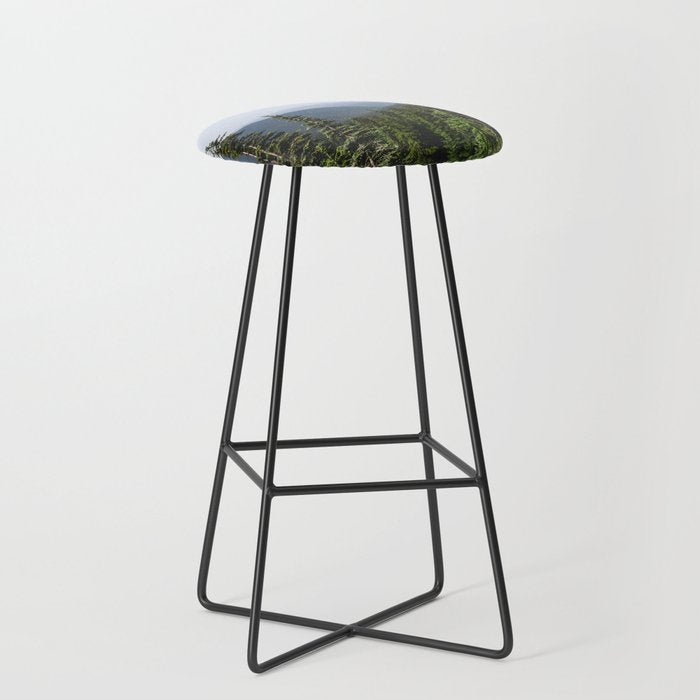 Mount Rainier Summer Adventure VII - Pacific Northwest Mountain Landscape Stool Gallery Image 1