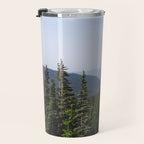 Mount Rainier Summer Adventure VII - Pacific Northwest Mountain Landscape Travel Mug Gallery Image 3