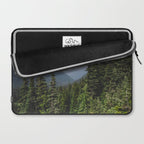 Mount Rainier Summer Adventure VII - Pacific Northwest Mountain Landscape Laptop Sleeve Gallery Image 2