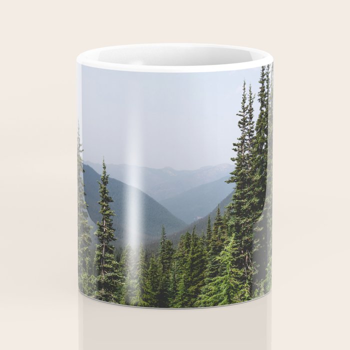 Mount Rainier Summer Adventure VII - Pacific Northwest Mountain Landscape Coffee Mug Gallery Image 4