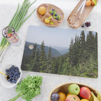 Mount Rainier Summer Adventure VII - Pacific Northwest Mountain Landscape Cutting Board Gallery Image 2