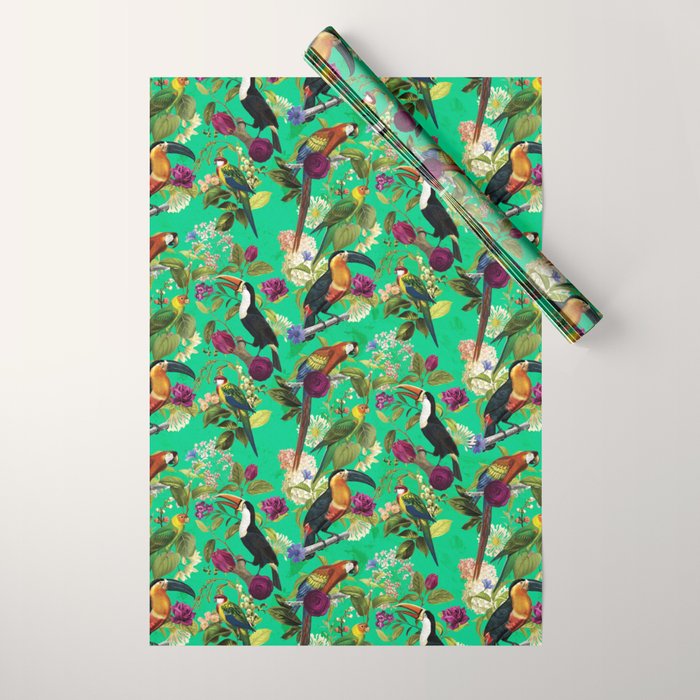 Toucan Jungle Wrapping Paper Gallery Image 1