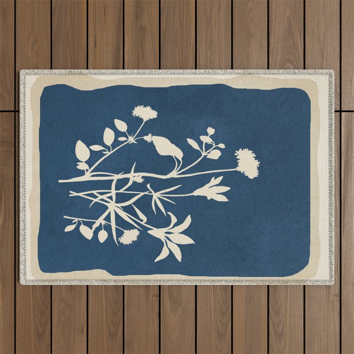 Leaf Design 21 Outdoor Rug Gallery Image 1