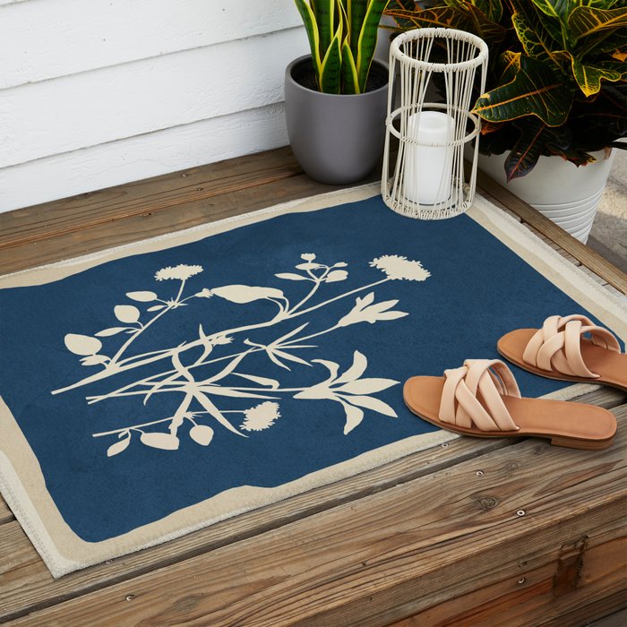 Leaf Design 21 Outdoor Rug Gallery Image 2